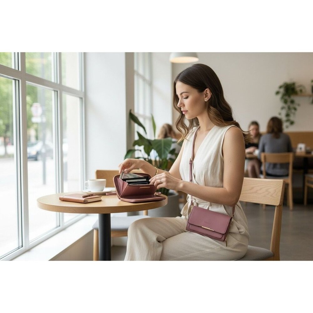 Forever Young Crossbody in MAUVE